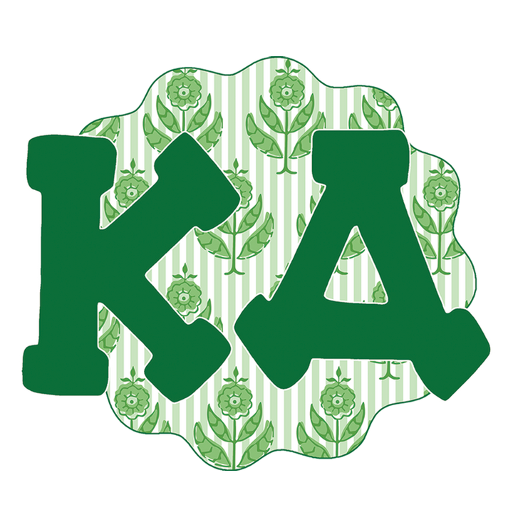 Block Print Sorority Sticker