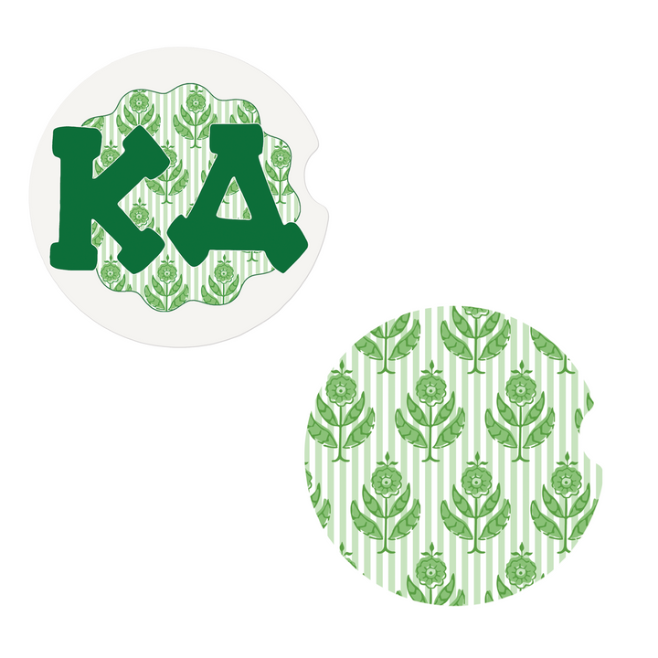 Block Print Sorority Coaster Set