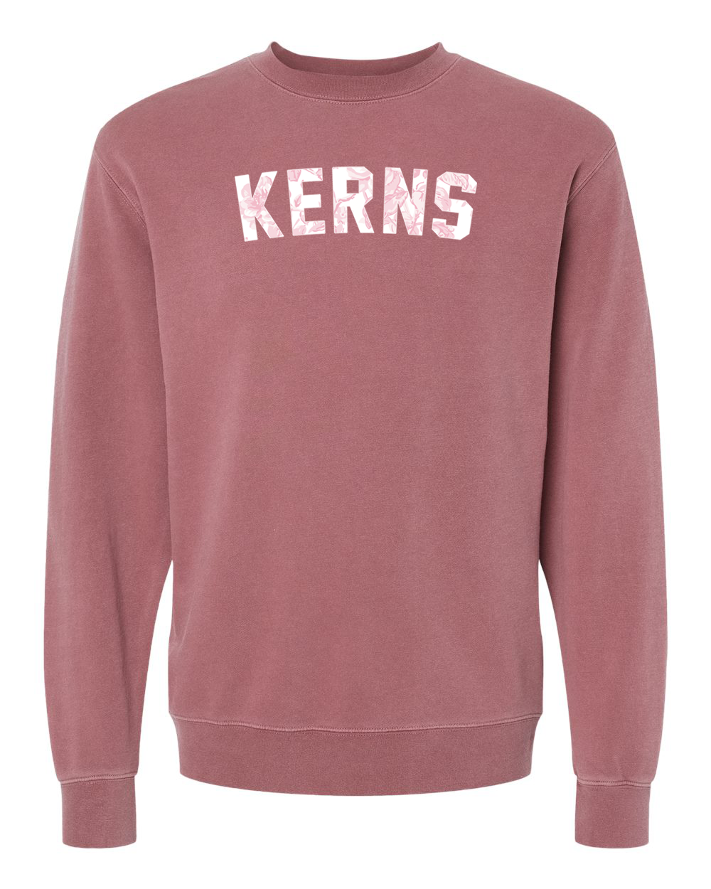 Kerns Floral Pigment Dyed Crew