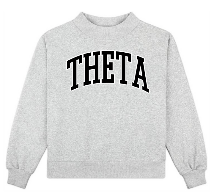 Theta Campus Mock Neck Crew