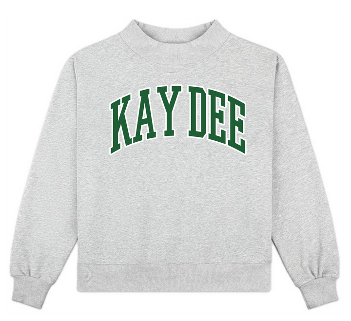Kay Dee Campus Mock Neck Crew