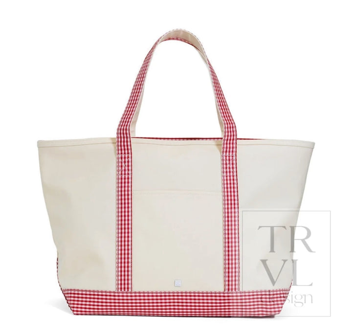Maxi Coated TRVL Tote