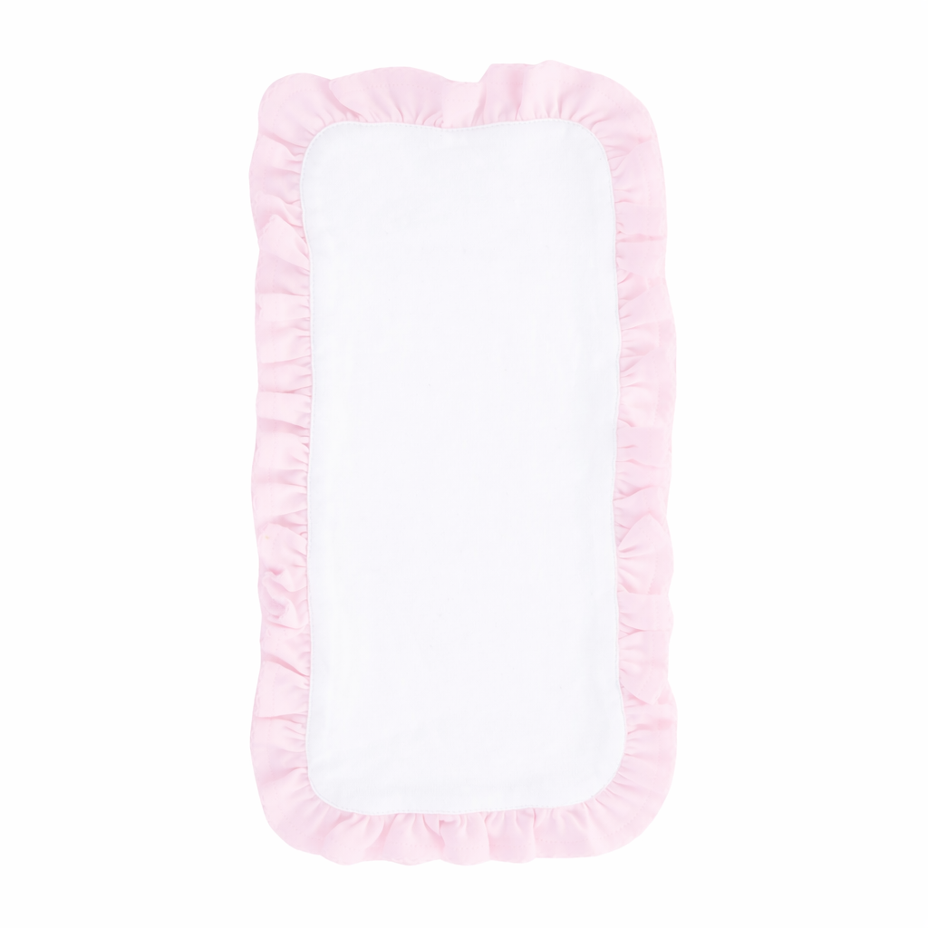 Slim Ruffle Burp Cloth