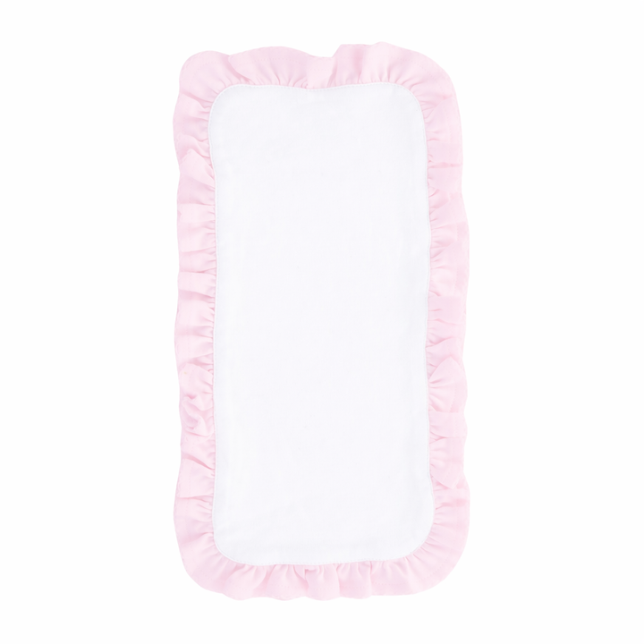 Slim Ruffle Burp Cloth