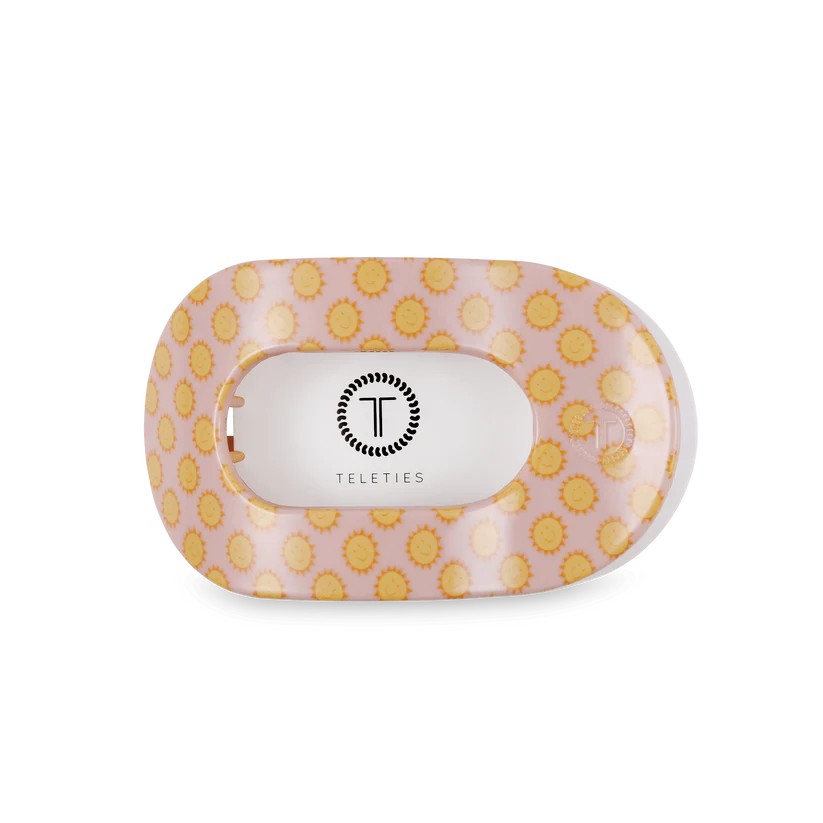 Sunny Days Ahead Medium Flat Round Teleties Clip