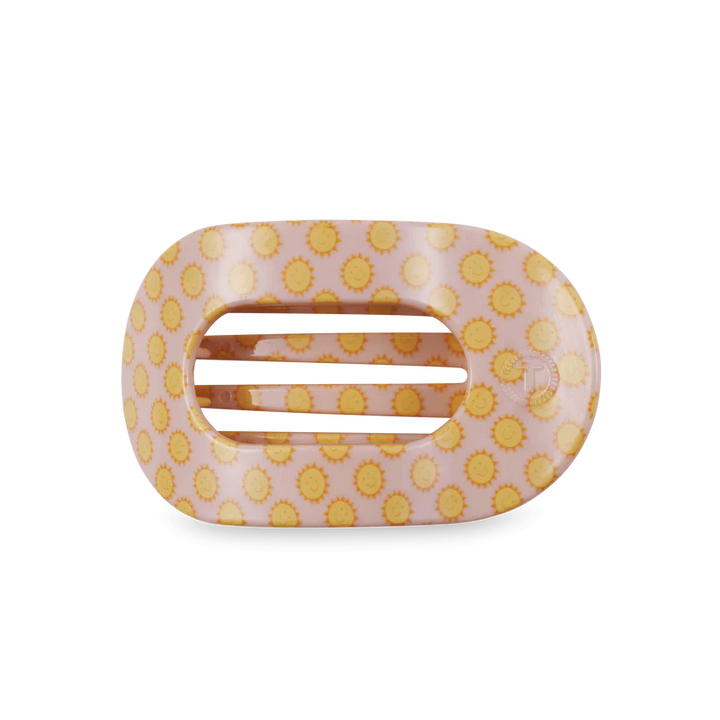 Sunny Days Ahead Medium Flat Round Teleties Clip