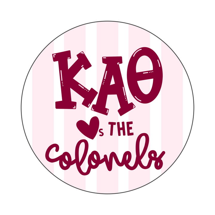 Theta Colonels Button
