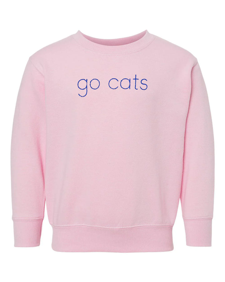 Go Cats Embroidered Mini Crew