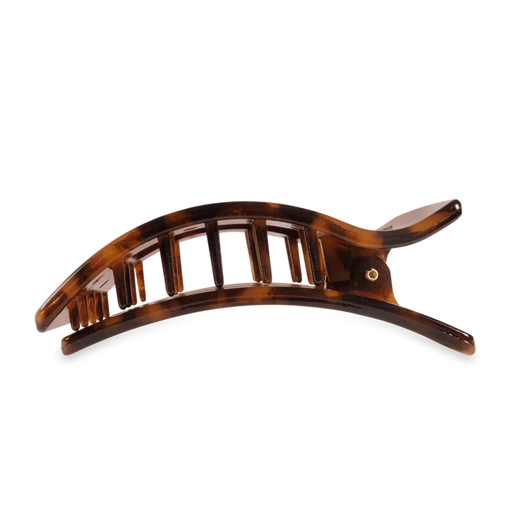 Tortoise Large Flat Rectangle Teleties Clip