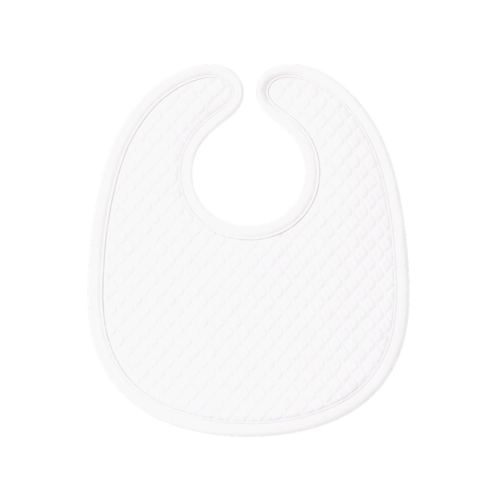 Diamond Stitch Cotton Bib