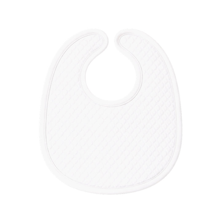 Diamond Stitch Cotton Bib