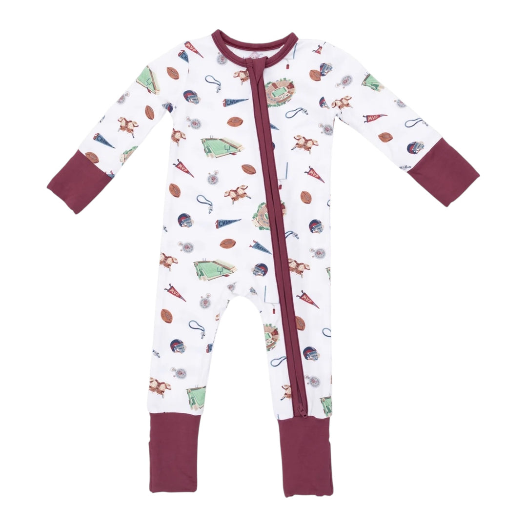 Vintage Football Convertible Romper