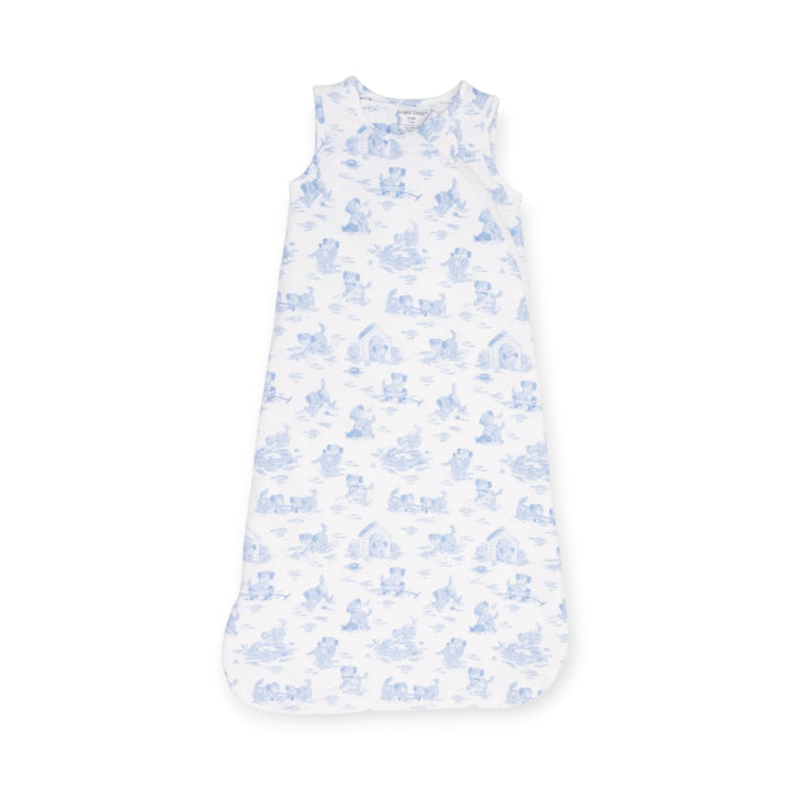 Puppy Toile Blue Sleep Bag