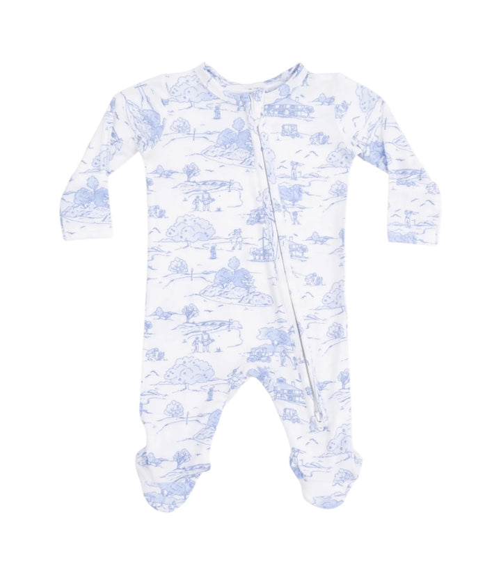Golf Toile 2 Way Zipper Footie