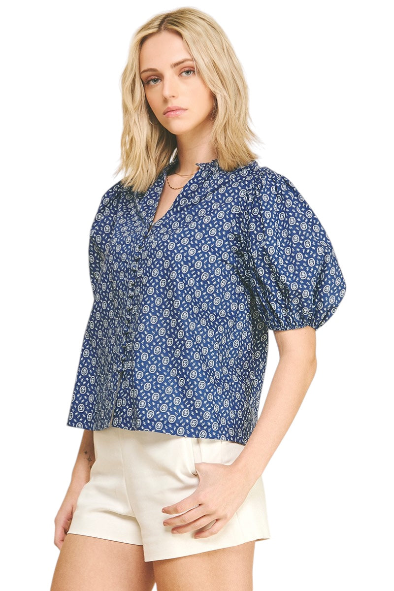 Larson Floral Printed Top