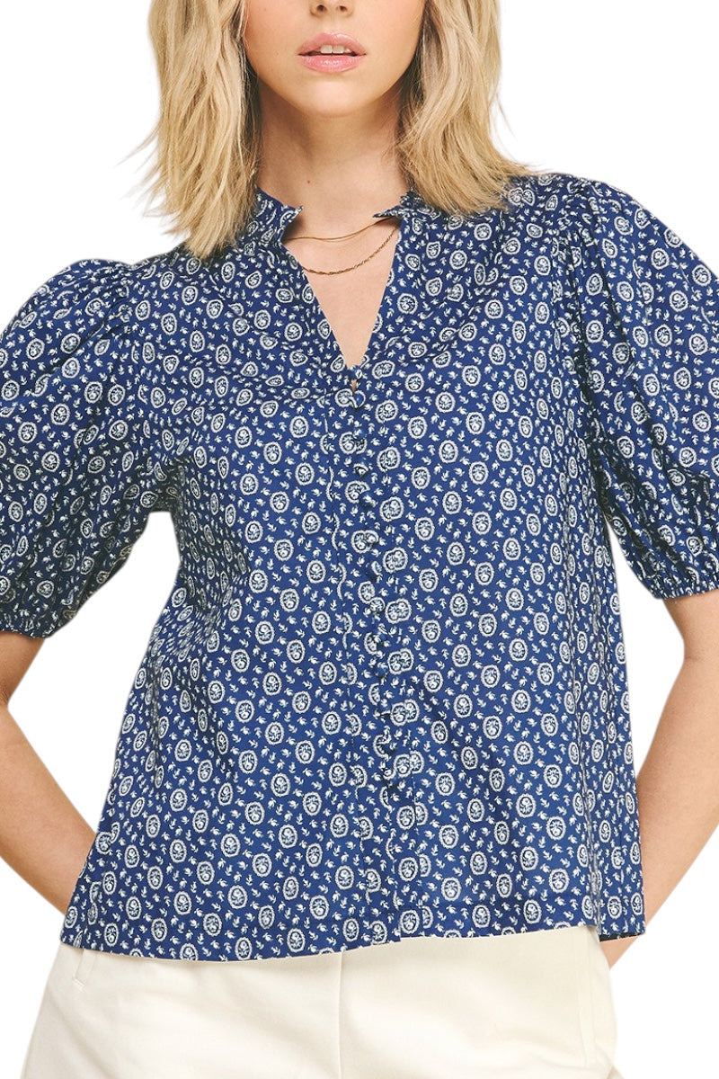 Larson Floral Printed Top