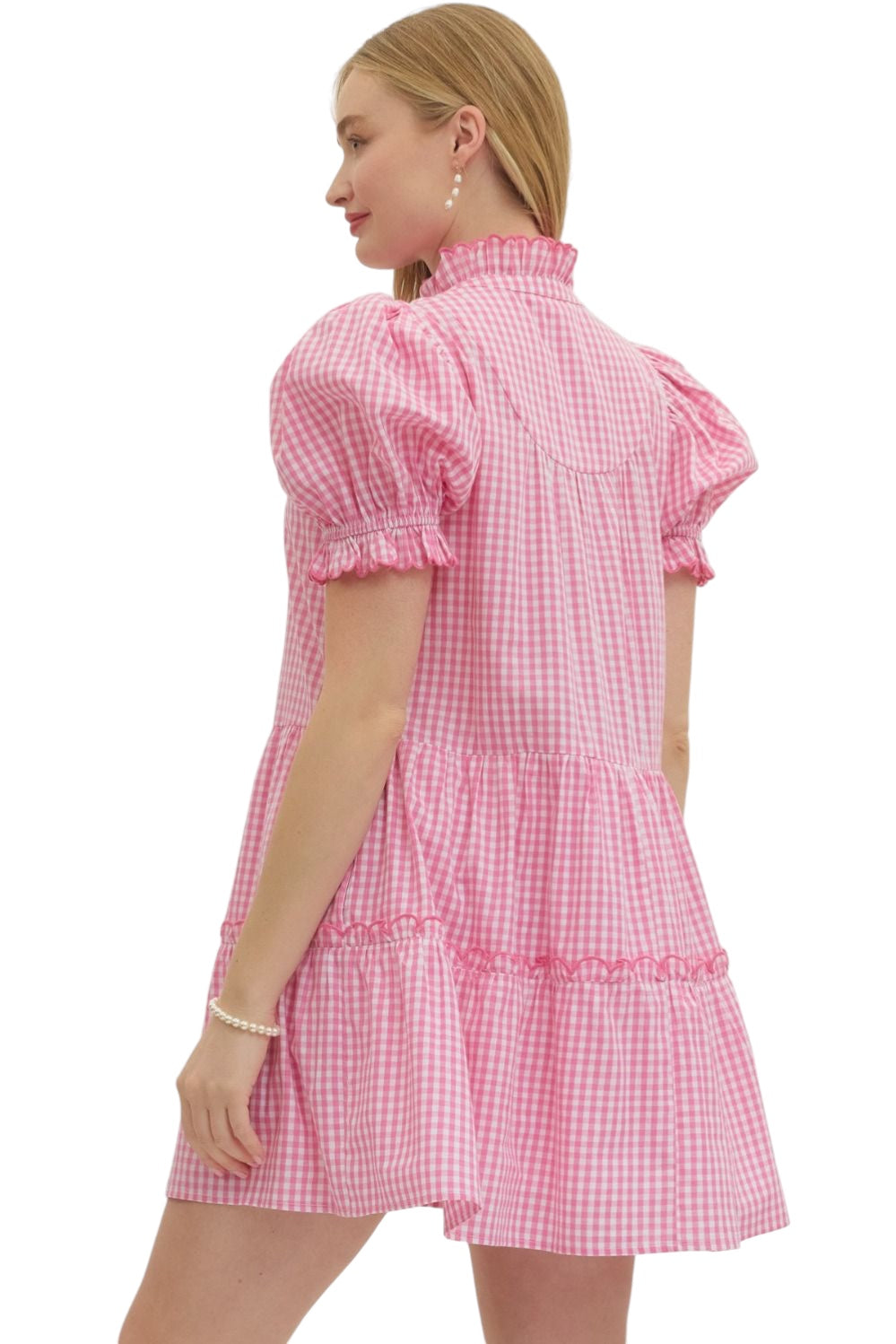 Griffin Gingham Mini Dress