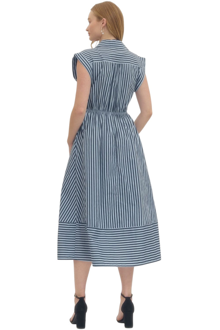 Lulu Striped Midi Dress
