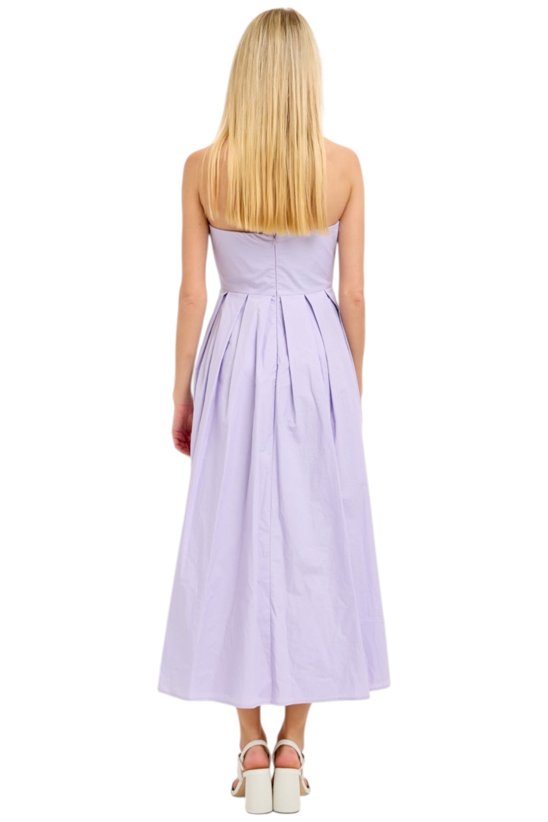 Maisy Strapless Midi Dress