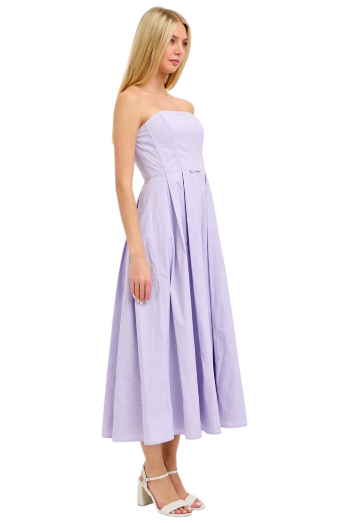 Maisy Strapless Midi Dress