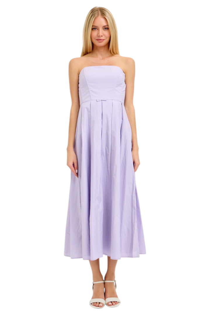 Maisy Strapless Midi Dress
