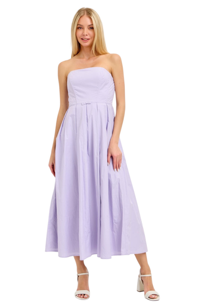 Maisy Strapless Midi Dress