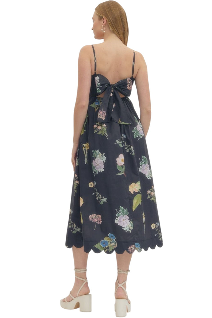 Rowan Floral Midi Dress