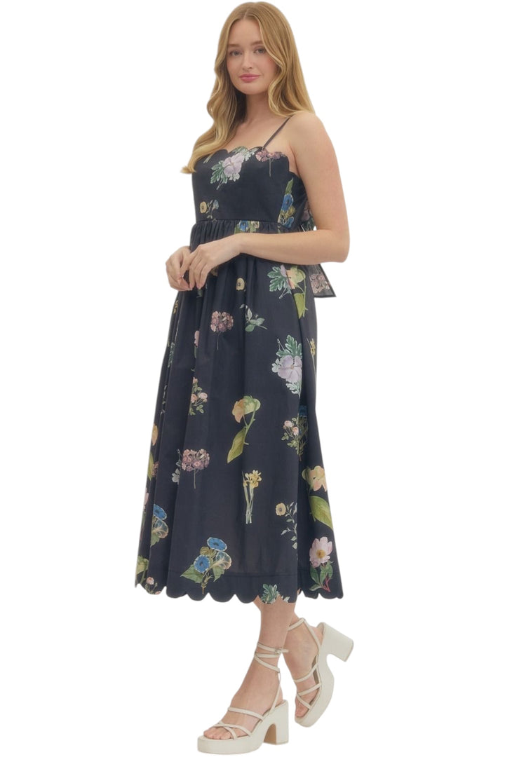 Rowan Floral Midi Dress
