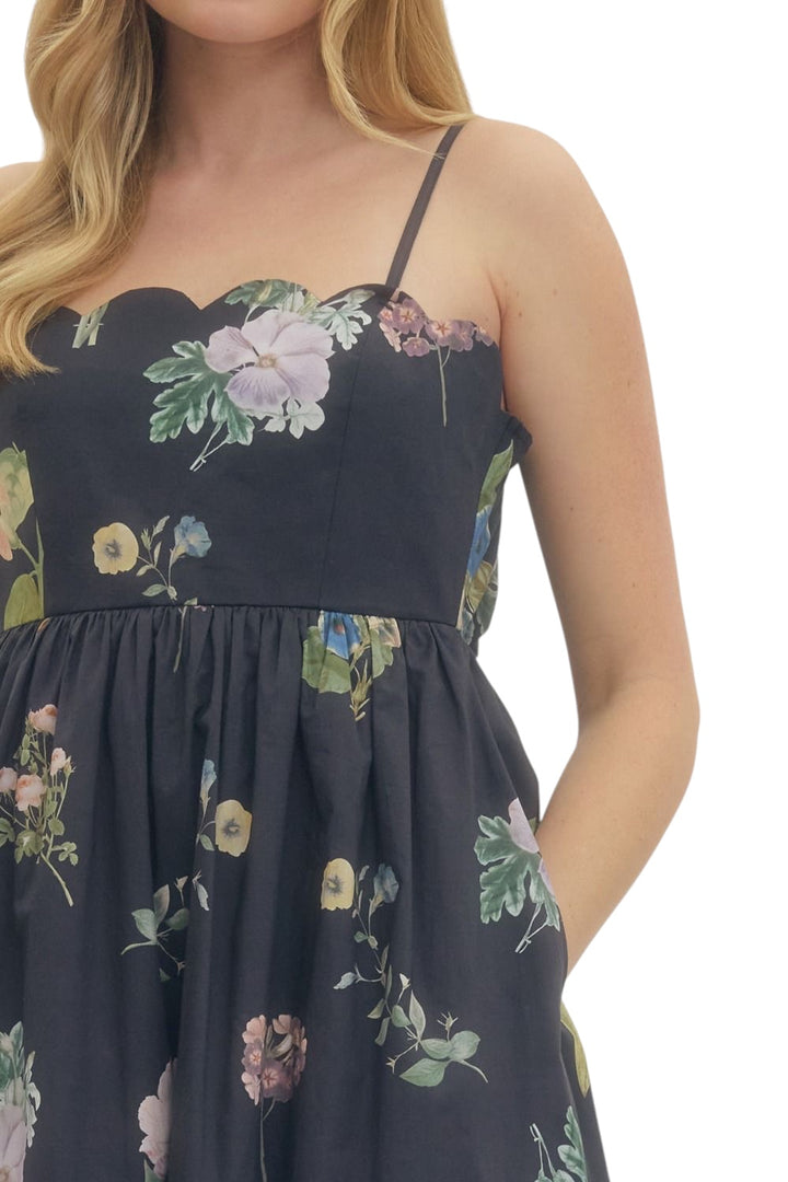 Rowan Floral Midi Dress