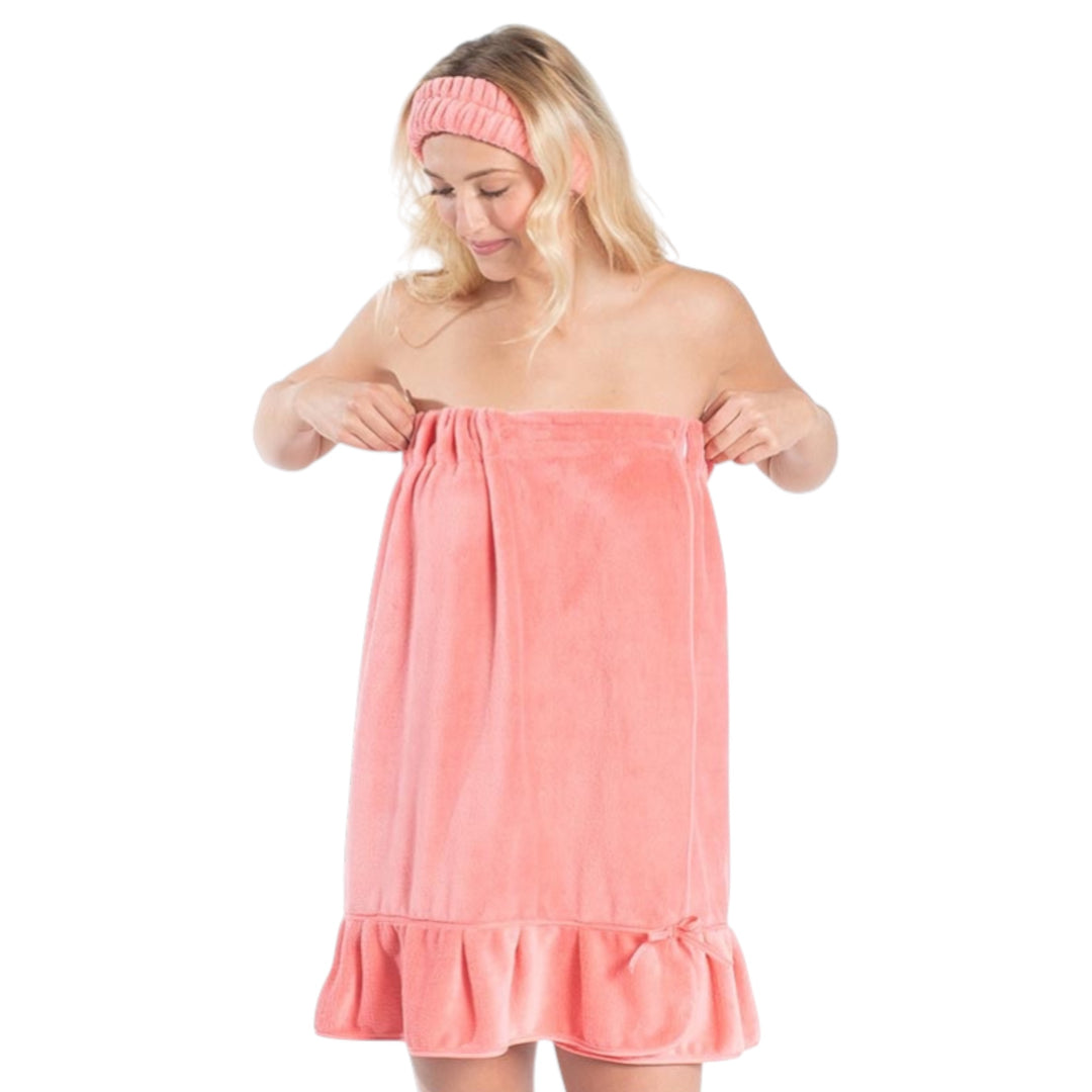 Ruffle Spa Wrap