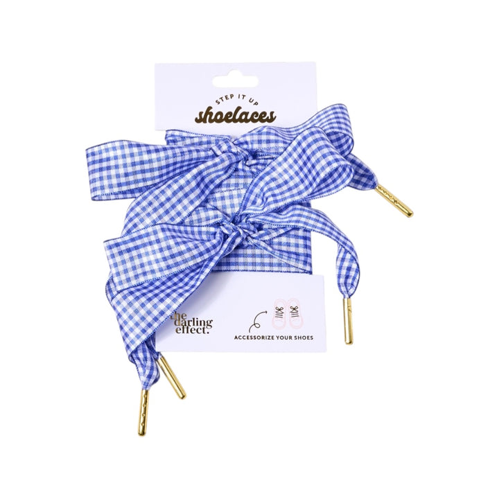 Step It Up Gingham Shoelaces
