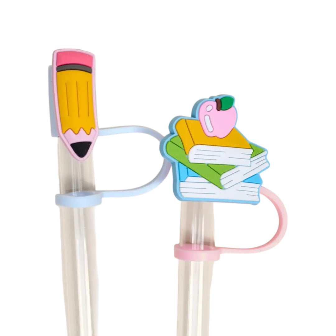 Pencil Me In Straw Topper Set