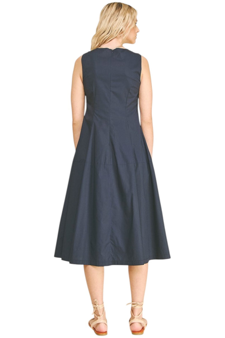 Aiken Poplin Midi Dress