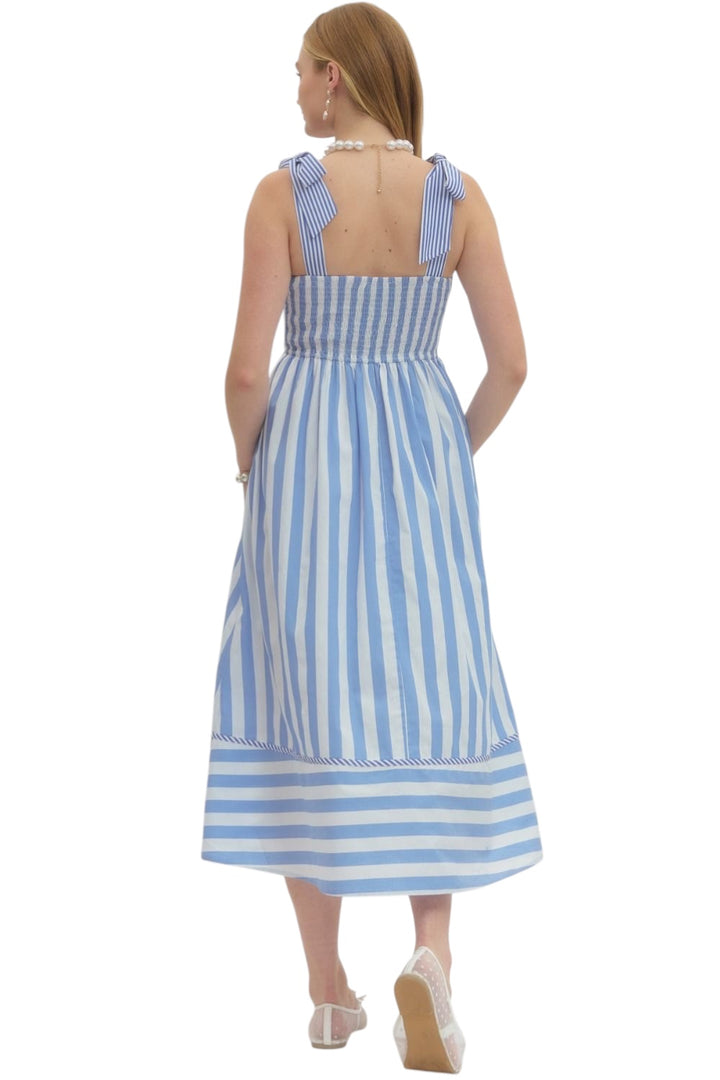 Goddard Striped Midi Dress