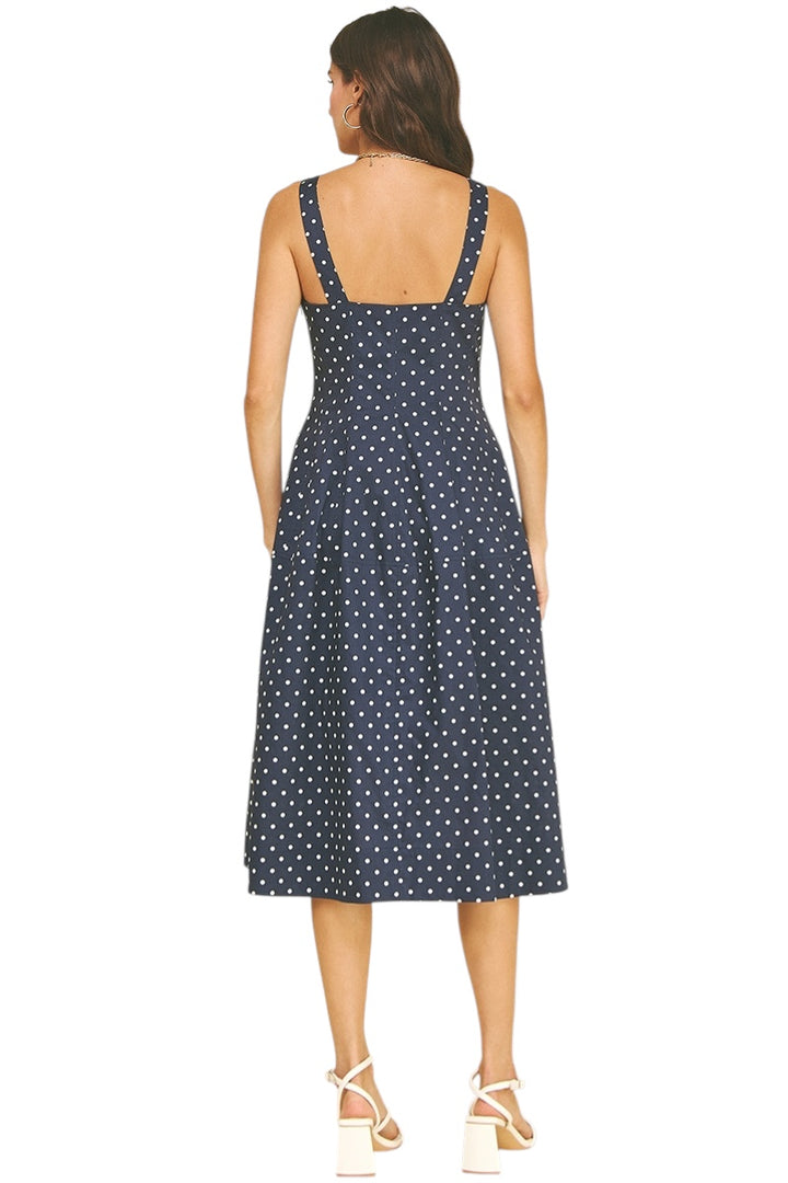 Milford Polka Dot Midi Dress