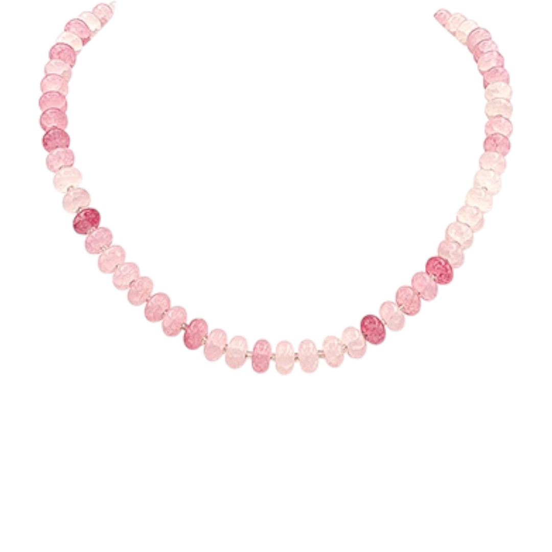 Rondelle Stone Candy Necklace