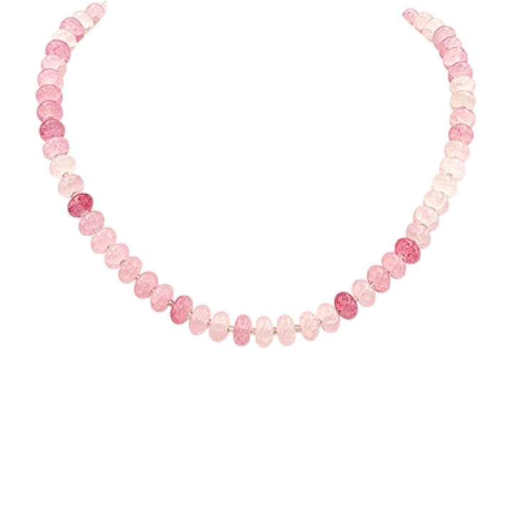Rondelle Stone Candy Necklace