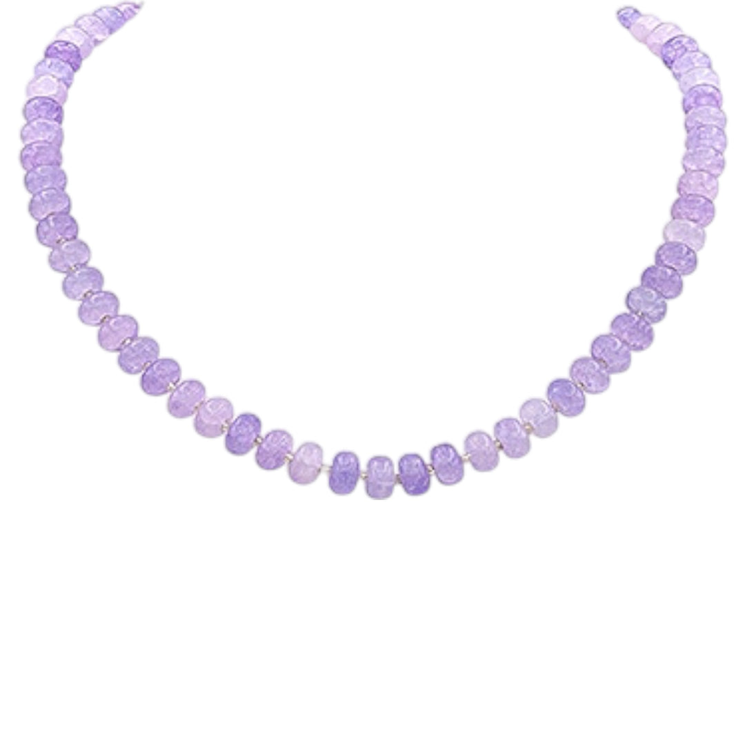 Rondelle Stone Candy Necklace