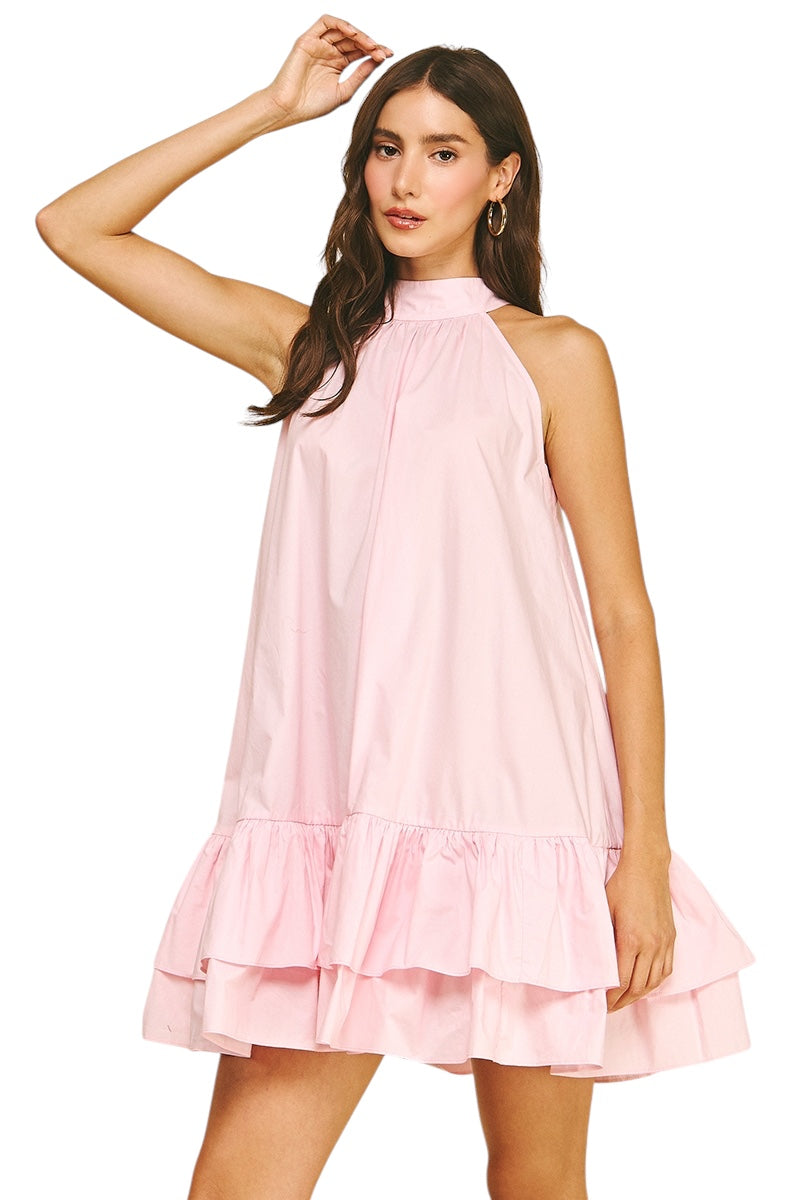 Fleetwood Halter Mini Dress