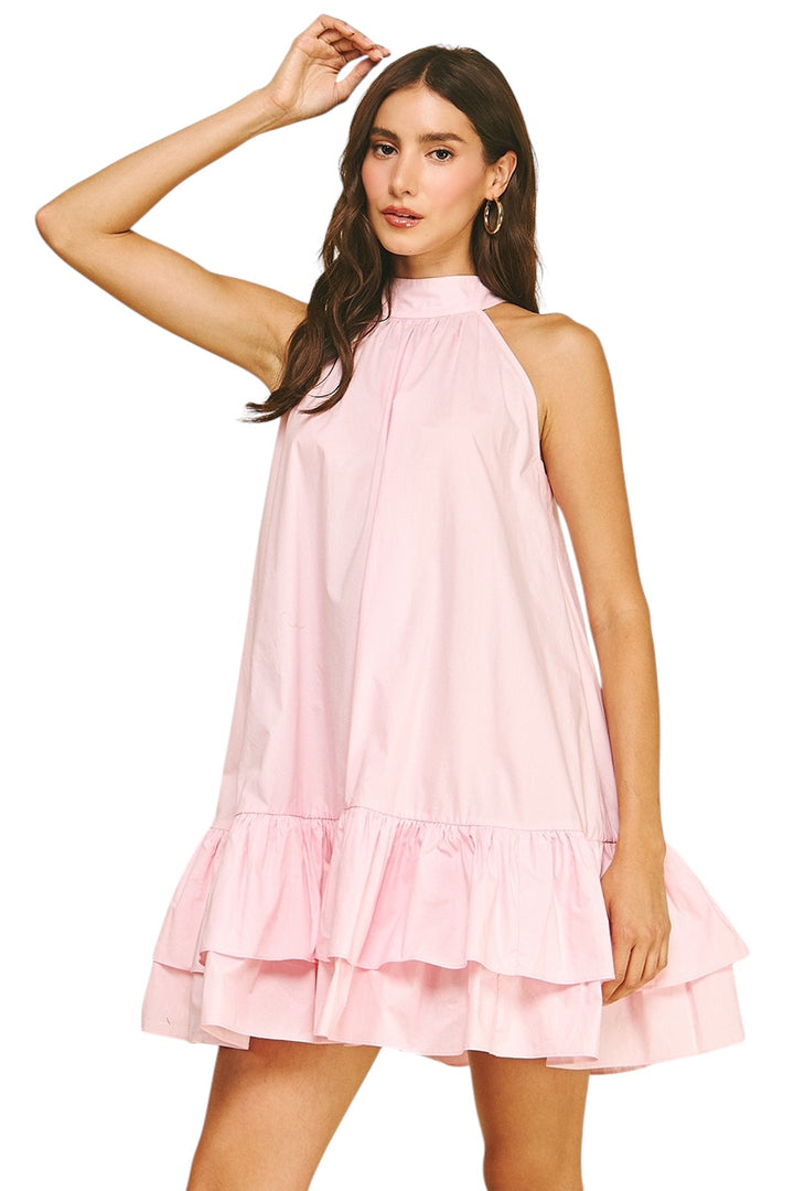 Fleetwood Halter Mini Dress