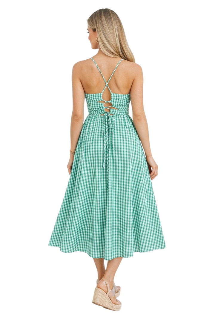Harris Gingham Midi Dress