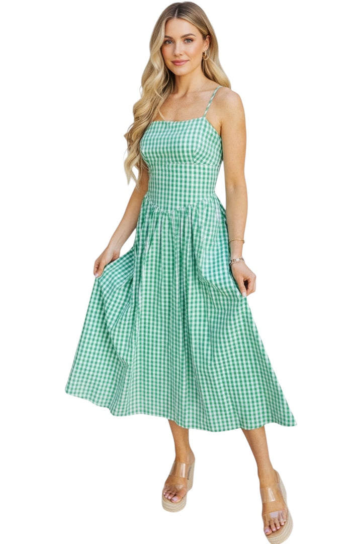 Harris Gingham Midi Dress