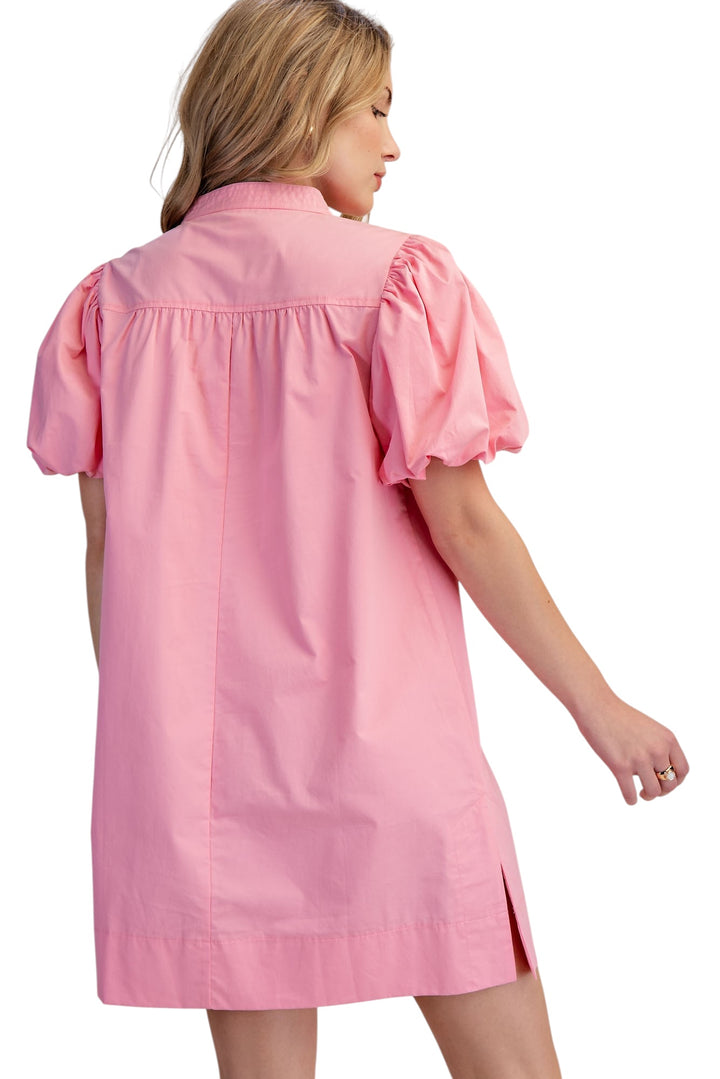 Caldwell Bubble Sleeve Mini Dress
