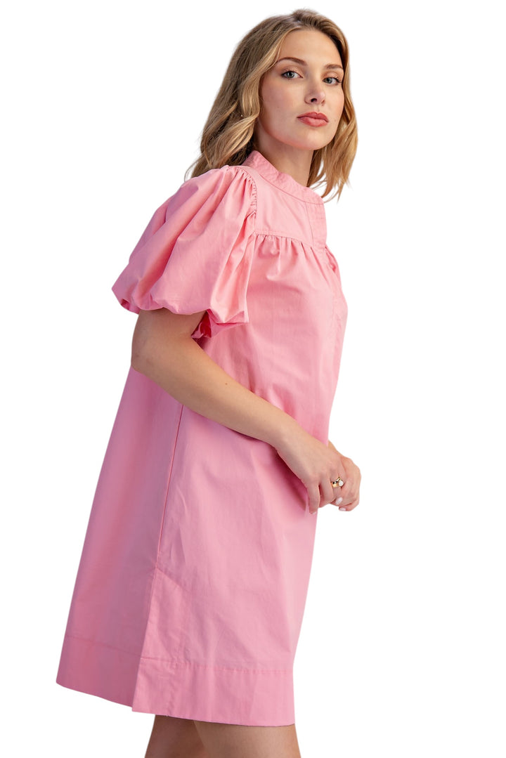 Caldwell Bubble Sleeve Mini Dress