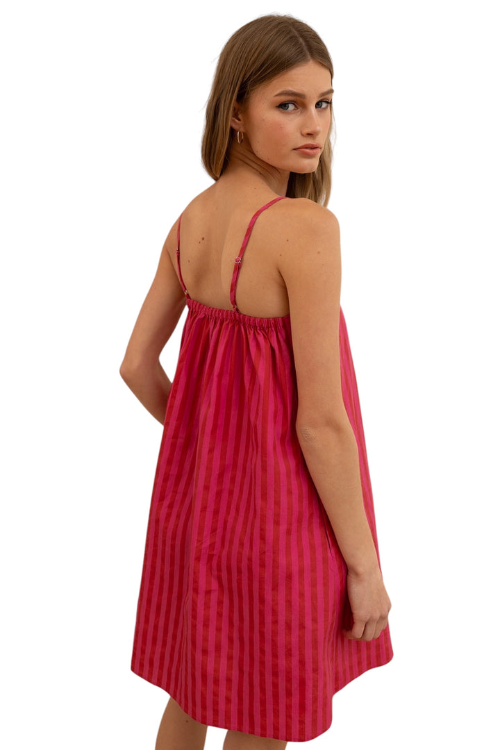 Waverly Striped Mini Dress
