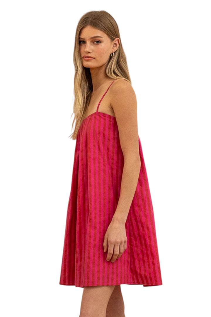 Waverly Striped Mini Dress