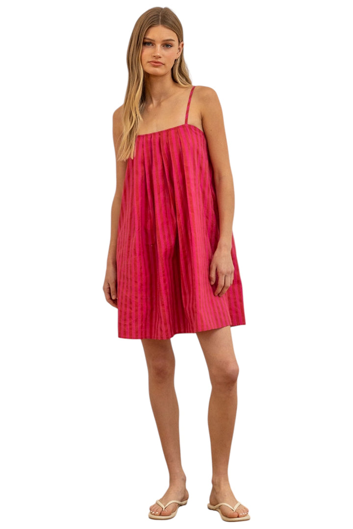 Waverly Striped Mini Dress