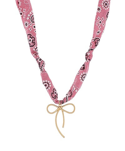 Bow Bandana Necklace