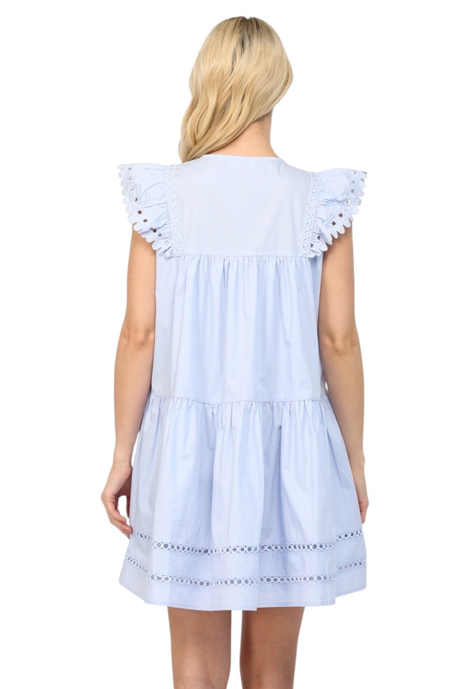 Stratton Eyelet Mini Dress