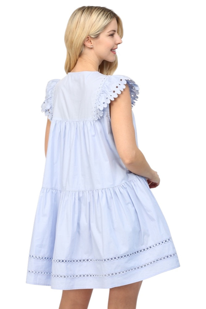 Stratton Eyelet Mini Dress